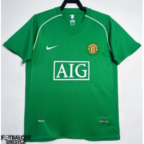 Manchester United 2007-2008 Brankářské Retro Venkovní Dres Krátký Rukáv Manchester United 2007-2008 Brankářské Retro Venkovní Dres Krátký Rukáv